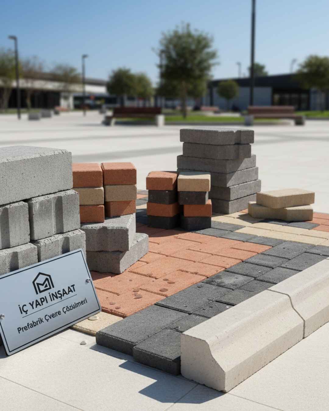 Prefabrik Beton Bordür ve Parke Taşları